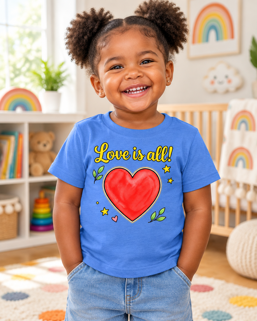 Love is All! Toddler Tee | Front Print
