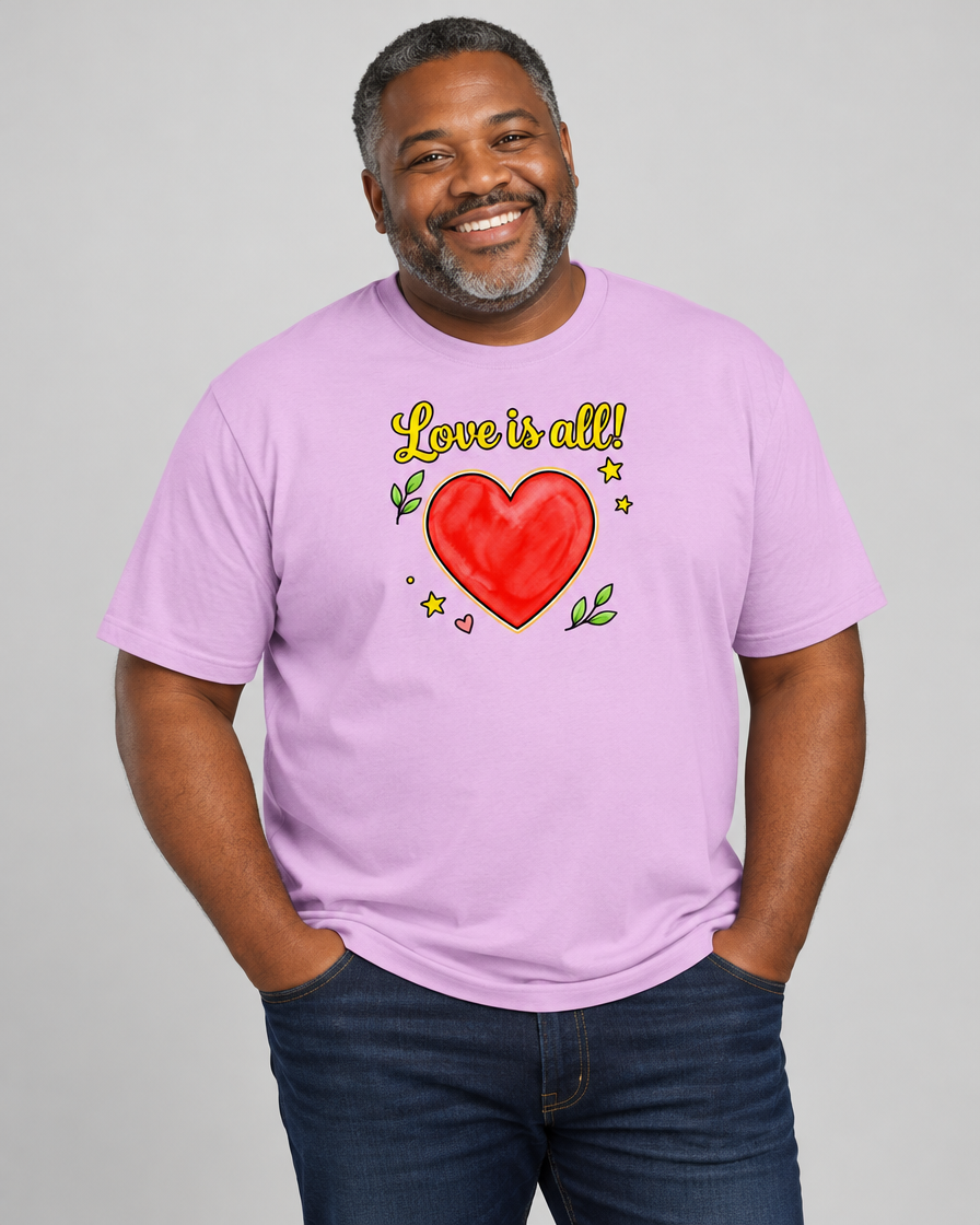 Love is All! Adult Tee | Front Print